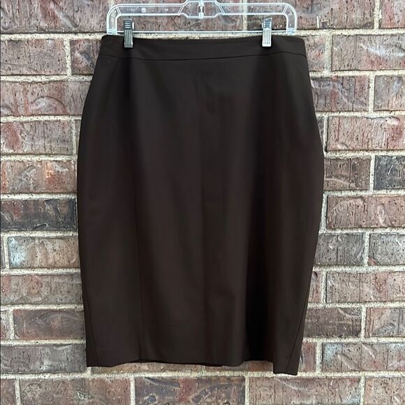 Lafayette 148 New York Dresses & Skirts - Lafayette 148 Elegant Brown Women's Business Pencil Skirt 18